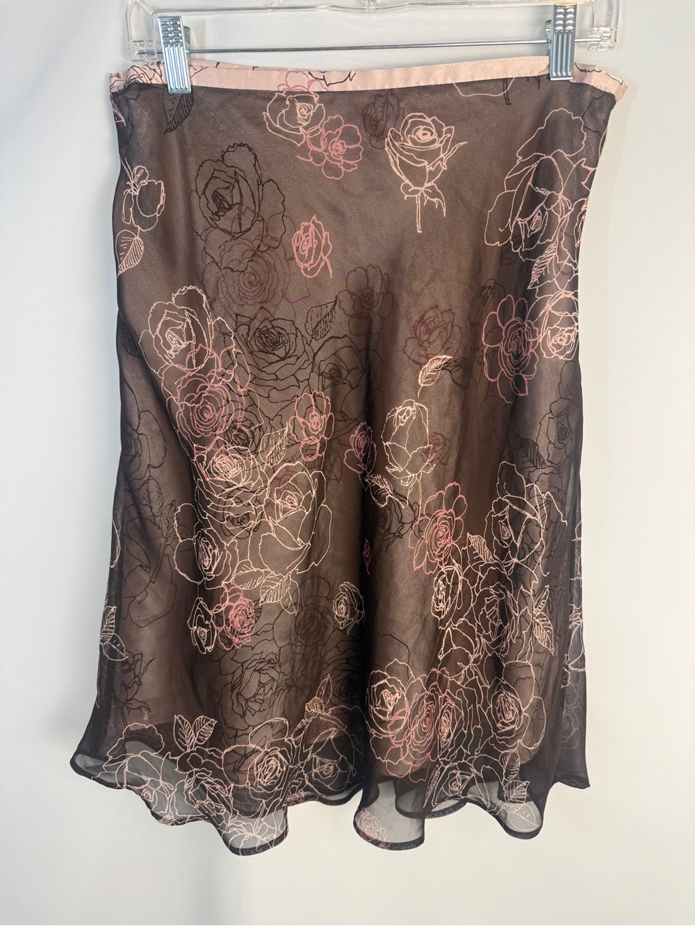 Y2K Vintage Apt 9 Sheer Lined Floral Skirt